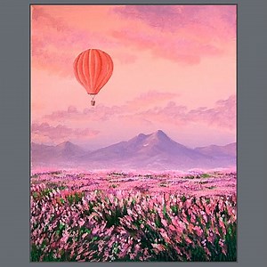 9.9K views · 239 reactions | Lavender Flower Garden Acrylic Painting Color used : Flu. orange, Flu. pink, White, Brilliant purple, Light blue, Sap green, Viridian, Ultramarine, Light green, Red IG : @eldrawingarts #art #artist #artwork #acrylic #painting #eldrawingarts #acrylicpainting #flowerspainting | El Drawing Arts | Facebook