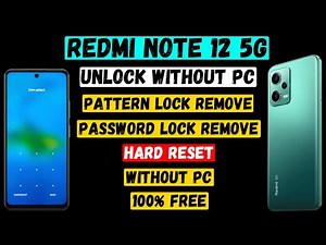 Redmi Note 12 5G Password, Pin, Pattern Lock Remove Without Pc Free 🔐 Hard Reset 🔐 Recovery Mode