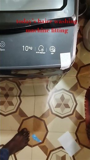 today's haier washing machine fitting #airconditioner #subscribe #youtubeshorts #haierwashingmachine