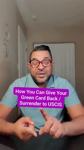 How You Can Give Your Green Card Back / Surrender to USCIS #bobbyamericawala#greencard #uscis #Trump #form407 | Bobby Americawala