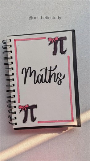 Assignment front page design 'Maths' #shorts #youtubeshorts #frontpage