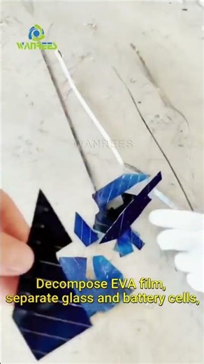 The Zero-Pollution Solution: High-Temperature Pyrolysis for Solar Panels. #solarpanels #shorts