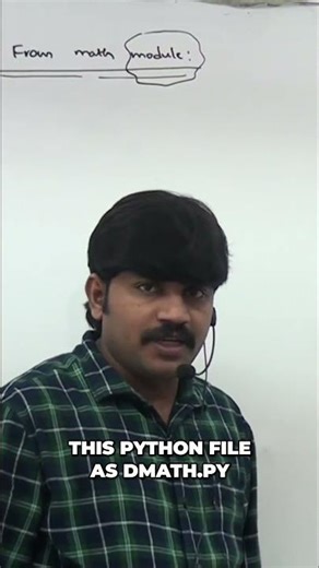 Organize Python Functions: Import dmath.py into Test Files #shorts