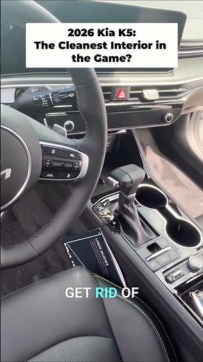 2026 Kia K5 The Cleanest Interior in the Game 🧼