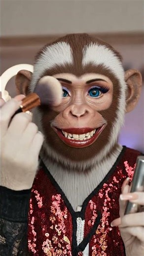 Monkey Makeup Tutorial? 💄 ASMR Beauty Transformation