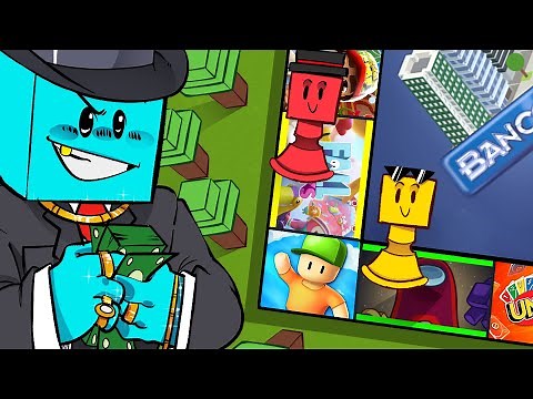 Último a Sobreviver num MUNDO de JOGOS Vence!