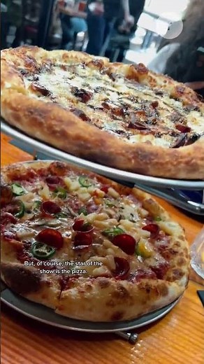 Unreal pizza in Edmonds, WA, at Niles Peacock Kitchen & Bar