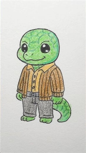 Cute Chibi Drawing - Gosha from BEASTARS | Cute Fan Art Drawing #shorts #beastars #drawing