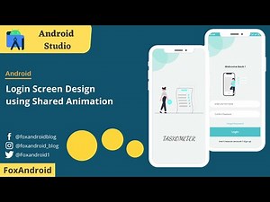 Login Screen Design with Shared Animation || Android UI/UX Tutorial || Android Studio Tutorial