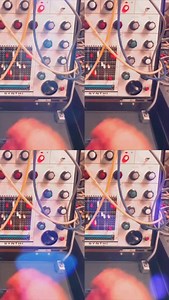 Alien Cosmic Synth Bop? Synthi AKS, Stereo Space Echo, Tascam M-208 and Soma Cosmos getting deep down and funky processing Beat Friend in full jazz mode. Yes, we could’ve recreated the part from Pink Floyd’s On The Run, but where’s the fun in that? | Soundgas