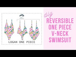 How to Sew a Reversible One Piece Swimsuit | Logan One Piece | Edgewater Avenue