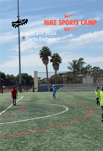 Join us this summer at the Nike Soccer Camp with Beyond the Baller in Santa Barbara, CA! Set in the picturesque coastal city of Santa Barbara, this camp offers young athletes the opportunity to develop their soccer skills in a world-class environment, blending expert coaching with beautiful surroundings. Sign up at beyondtheballer.com ⚽️