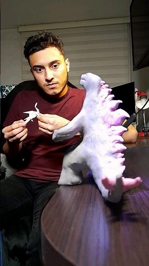 Godzilla Claymation #godzilla #stopmotion #claymation #godzillavskong #godzillaxkongthenewempire