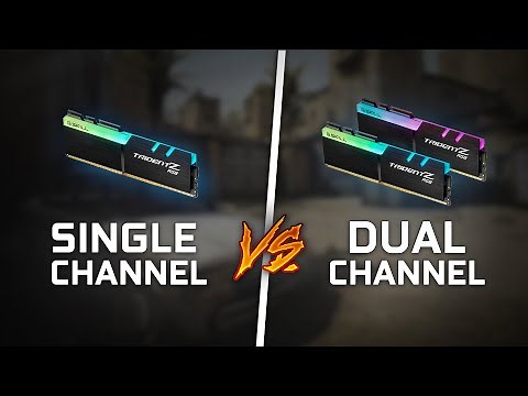 CS:GO : Ram Single Channel vs Dual Channel *FPS TEST*