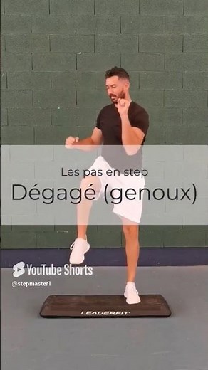 🏆 Les pas en STEP : Dégagé avec genoux ! Apprends le step avec moi (lien en bio) #step #stepfitness