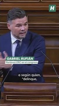 Gabriel Rufián to Pedro Sánchez: The question is, did you know?