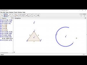 GeoGebra Classic 5 - Basic tools - Point on object