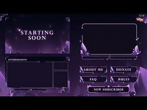 Free Crystalline Stream Overlay Pack 2024 [Static & Animated]