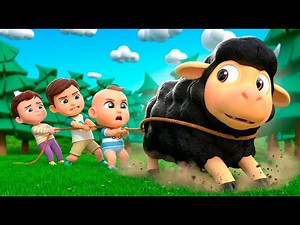 Baa Baa Black Sheep (Catching Sheep on the Farm!) | Almama - Baby Academy & Nursery Rhymes