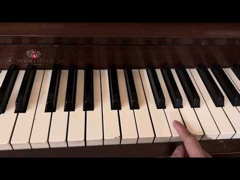 How to play the G note on the piano
