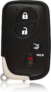 Replacement for 2005 2006 2007 2008 Smart Proximity Lexus ES350 IS250 IS350 GS300 GS350 GS430 GS450h GS460 LS460 LS600h GNE 271451-0140 Board Key Fob HYQ14AAB 315MHz 4 Buttons