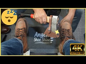WHEN WILL YOU SLEEP?! | ANGELO SHOE SHINE ASMR