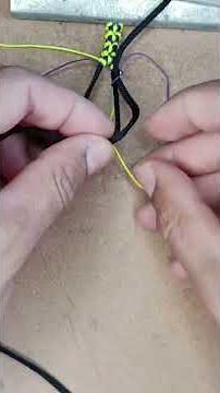 Pulsera fácil en macrame #bracelet #tutorialmacrame