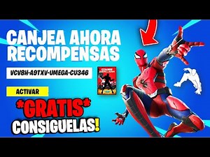 ¡CORRE! CANJEA este CODIGO EXCLUSIVO de SKIN *GRATIS* en FORTNITE 😱🎁 SPIDERMAN ZERO GRATIS FORTNITE