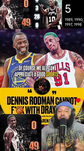 Brandon Jennings says Dennis Rodman is NOT better than Draymond Green #nba #draymondgreen #dennisrodman #basketball #gilsarena
