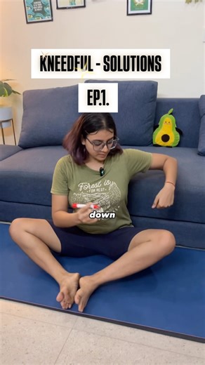 HOW MUCH TO DO? 1. Exercise 1 - Tibial rotation- 20 times each legs 2. Ex 2 - Externally rotated leg raises - 20 times each leg 3. Ex 3 - Pancake stretch - 30 secs hold - 3 times - Chest out - Don’t hunch your back! INNER KNEE PAIN - it happens because of weakness in adductors and less knee mobility. Sometimes mobility is good but still the adductors and hamstrings aren’t that strong which leads to this pain. Most women have this pain/discomfort all year long without knowing the reason! Try out 