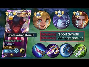 NEW DYRROTH BEST 1 SHOT LIFESTEAL BUILD TUTORIAL TO RANK UP FASTER IN 2025!! - MLBB