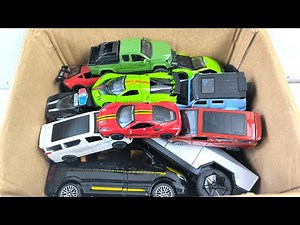 Box Full of Model Cars -Mazda Mx5, Koenigesgg Jesko, Lamborghini Scv12, Byd Yang Wang U8, Toyota Car