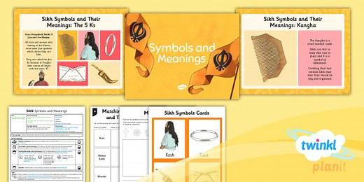 RE: Sikhi Symbols and Meanings Year 3 Lesson Pack 6