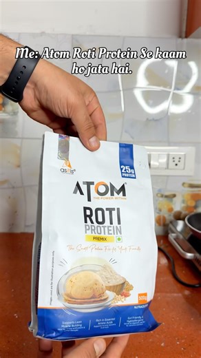 Vikram khajuria on Instagram: "#AD Turn your regular meals into power meals 💥 Atom Protein Roti = more protein, same comfort food 🤍 Supports fitness goals without extra effort 💪 Eat smart, stay strong every day Use Vikram2asitis for exclusive savings 🔥 @asitisnutrition #asitis #asitisnutrition #atomproteinroti #atom"