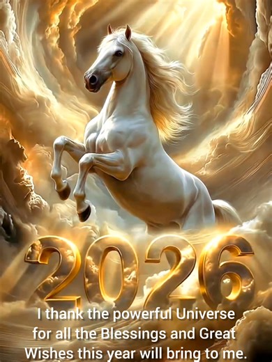 Happy New Year 2026 :) 🍾🎆🎇🥂🪩🎉🎊 As the New Year opens, I activate the power three. The universe aligns with me and my spirit; all my wishes will come true. Blessings and prosperity will be in abundance for me and my loved ones. As I invoke my ancestors and my guardian angels, my life will be blessed with good fortune for my life and beyond. I am looking forward to opening doors that were closed and finding new opportunities. I thank the powerful Universe for all the Blessings and Great Wis