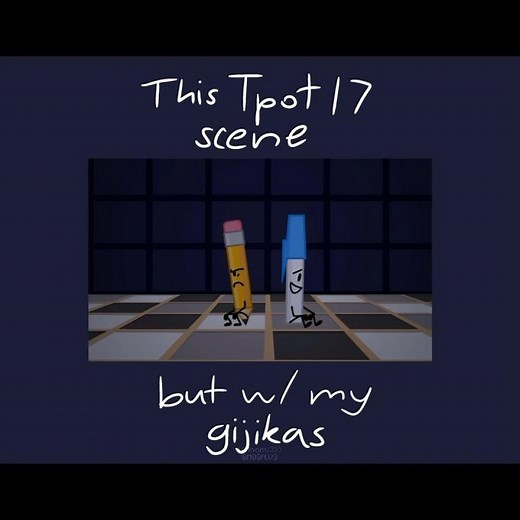 That Pen & Pencil scene in Tpot 17, but humanized | Bfb/Tpot | Tpot 17 | #osc #bfdi #bfb #tpot #art