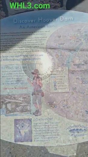 Survey Marker on Hoover Dam