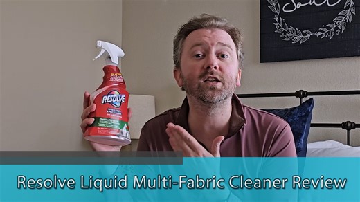 Watch Resolve Liquid Multi-Fabric Cleaner Review on Amazon Live