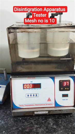 Disintigration Apparatus Tester.