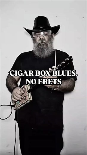 Can a Cigar Box sound this DARK? 🎸🔥 #Shorts