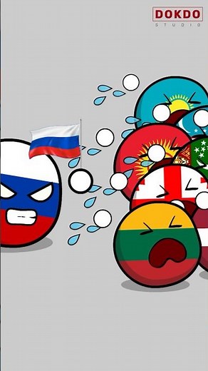 Russia invades Ukraine #countryballs