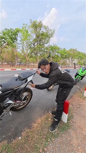 Cool camera mount for big bike riding angle