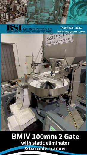 BMIV 100mm 2 Gate with Static Eliminator Bar and Barcode Scanner