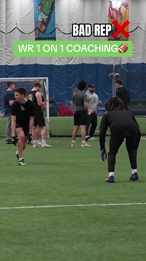 Wide Receiver 1 on 1 Rep Tips✅🏈 Against a talented DB, you MUST play their leverage‼️ For all the BEST WR Drills, Workouts, Recruiting, and MORE grab a 5⭐️ Football Package WR Edition💪 LlNK lN BlO . . . . . #football #fb #hsfb #wr #wrdrills #wrcoaching #footballcoach #d1football #5starfootball #5starfootballpackage #fyp #fbtok