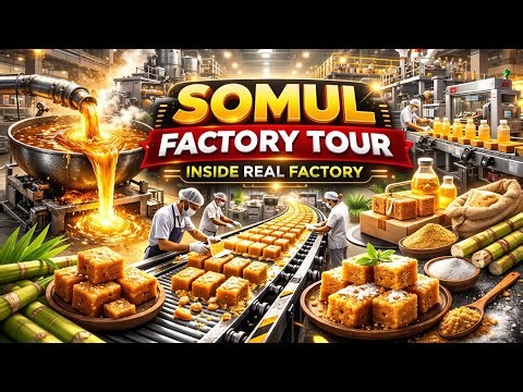 Inside Jaggery Factory | From Sugarcane to Gud