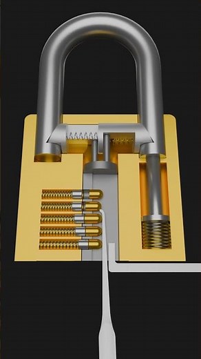 Padlock Lock Picking Mechanism