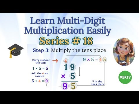 Learn Multi-Digit Multiplication Easy | Foundations of Multiplication | Math for Kids | Series #18