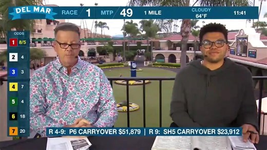 Ryan Anderson joins Tom Quigley at the desk to preview Saturday’s card, highlighted by the Grade III Native Diver Stakes. 🏇 9 Races | 12:30 PM Post 💰 $51,879.47 Pick Six Carryover 💰 $23,912.05 Super High-5 Carryover | Del Mar Racing