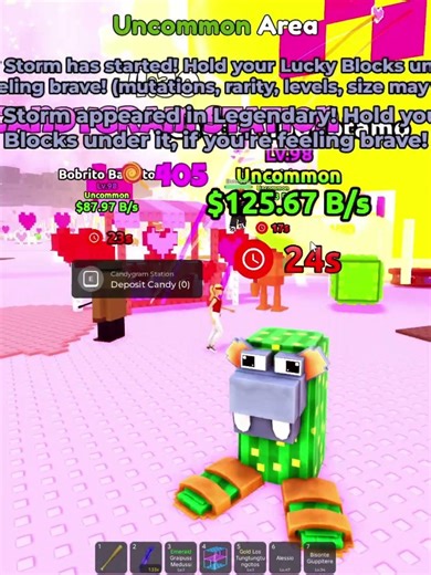 GETTING DIVINE OUT OF THE NEW VALENTINE EVENT!💎🎁 #roblox #brainrot #escapetsunamiforbrainrots #funny