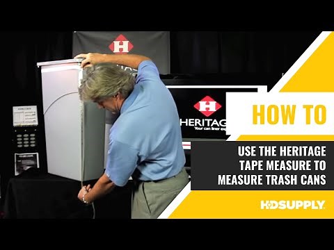 Heritage Trash Can Measuring Training | HD Supply